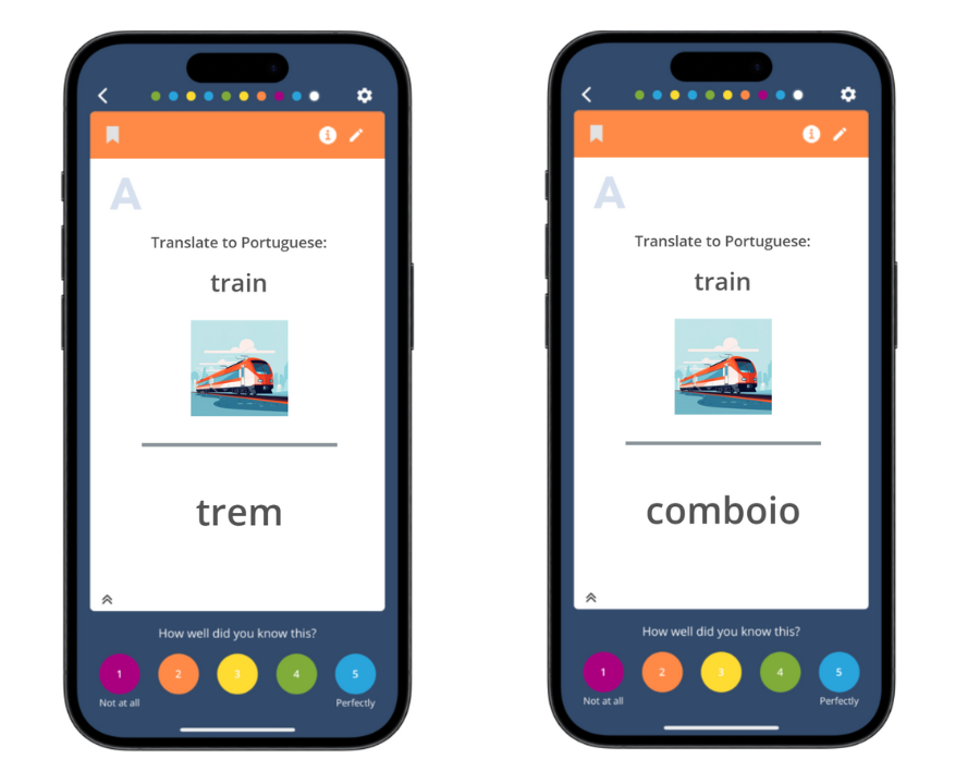 Brainscape's Brazilian Portuguese and European Portuguese flashcards