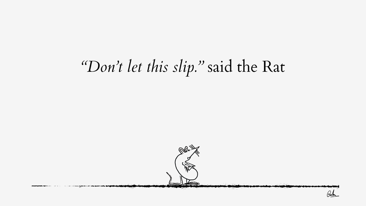 The Rat is Not You
