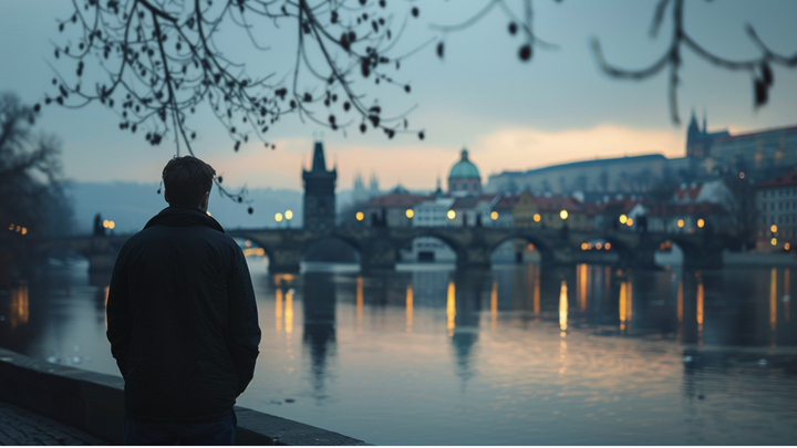 I walk along the Vltava most mornings. I didn't start because it was good for me. I started because I had nothing else.