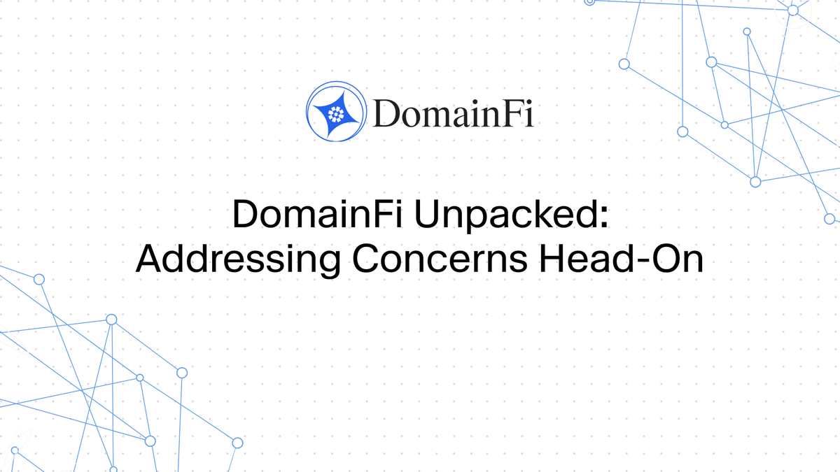 DomainFi Unpacked: Addressing Concerns Head-On