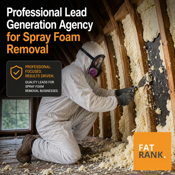 Professional Lead Generation Agency for Spray Foam Removal