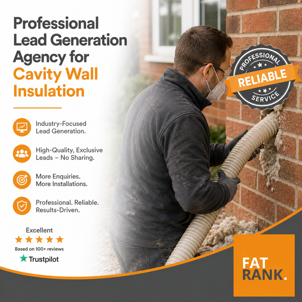 Professional Lead Generation Agency for Cavity Wall Insulation