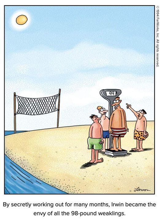 Well yes, I DO work out.