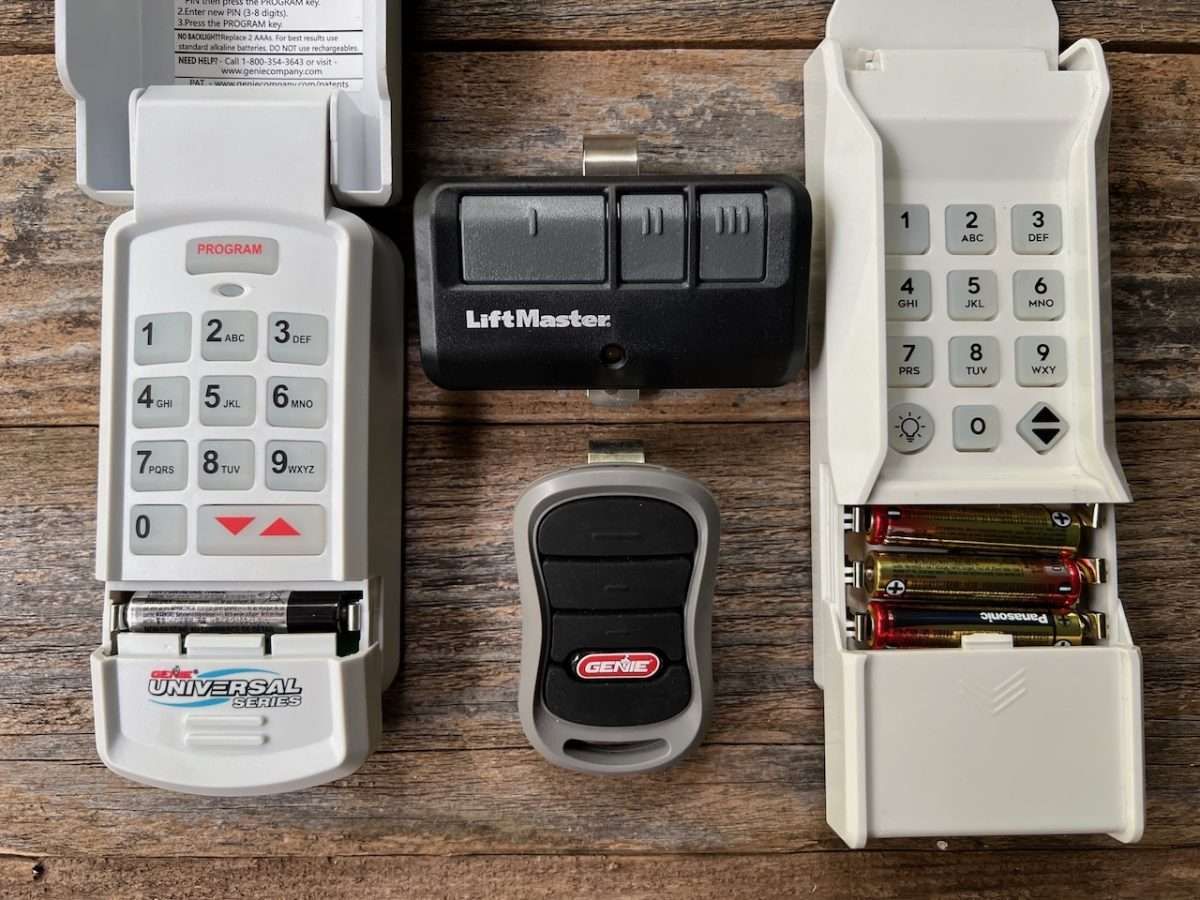 Battery Types for Garage Door Remotes & Keypads