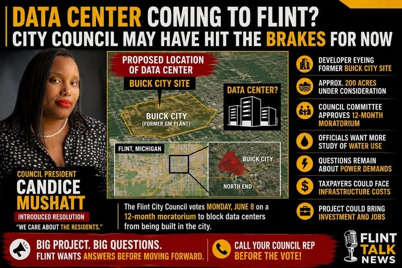 Flint City Council to Vote on 12-Month Data Center Moratorium Monday