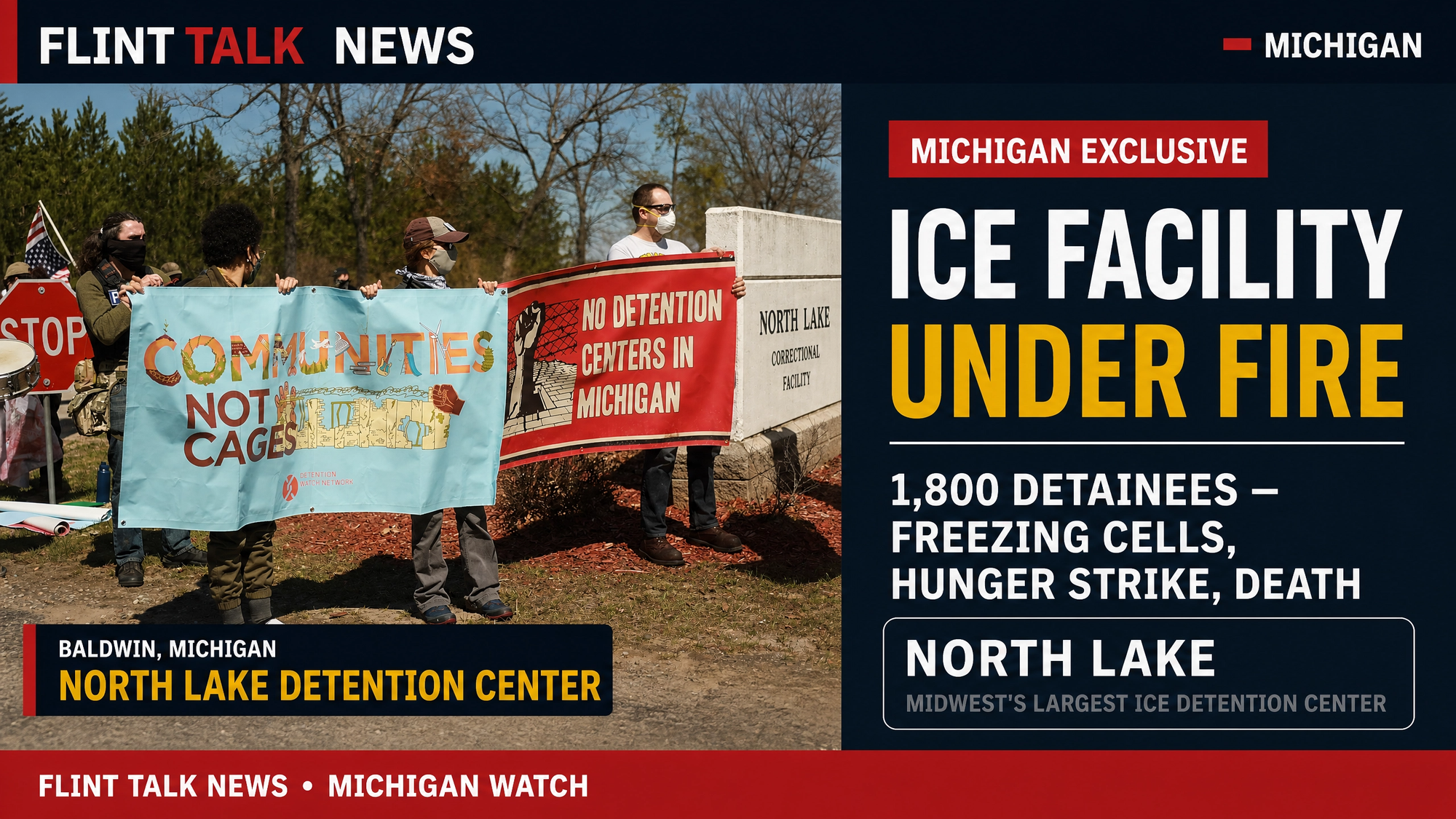 Inside Michigan’s Largest ICE Detention Center: Solitary Confinement, Hunger Strikes and Death