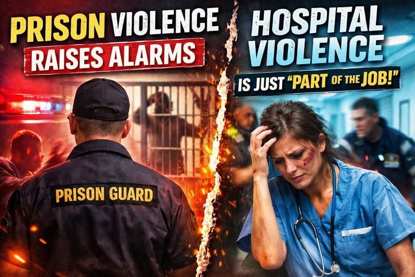 Prison Violence Raises Alarms. Hospital Violence Is Just “Part of the Job.”