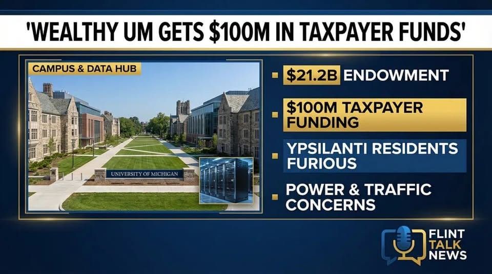 University of Michigan gets $100 million in taxpayer funding for Ypsilanti project despite $21.2 billion endowment