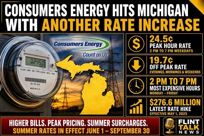 Consumers Energy Raises Rates Again as Michigan’s Most Expensive Hours Return
