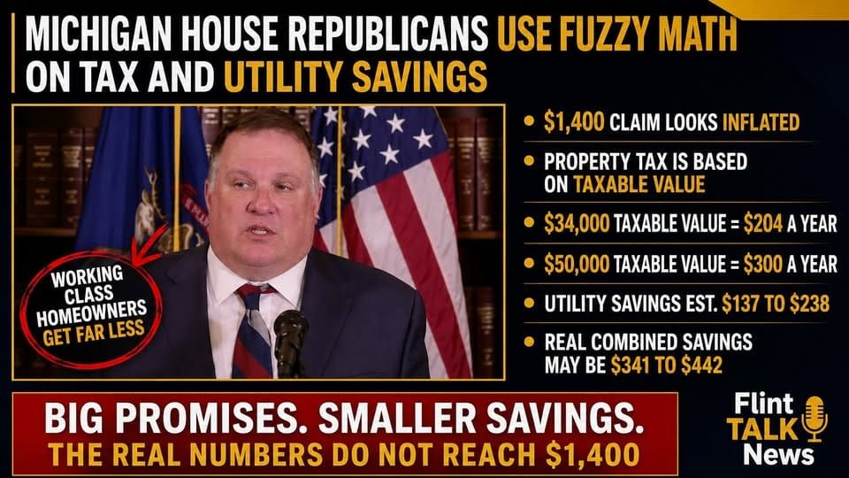 Michigan House Republicans Use Fuzzy Math On Property Tax And Utility Savings