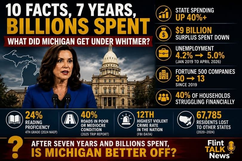 10 Facts, 7 Years, Billions Spent: What Did Michigan Get Under Whitmer?