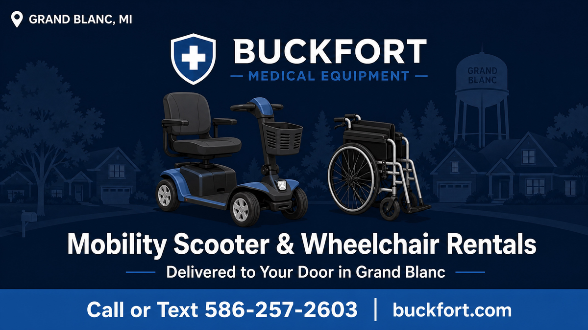 Buckfort Medical Equipment: Your Mobility Solution in Grand Blanc, Michigan