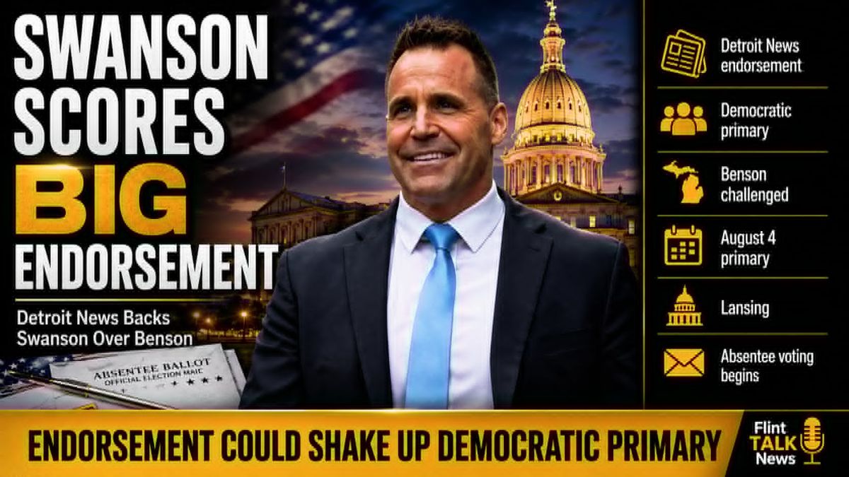 Detroit News Endorses Chris Swanson in Democratic Race for Governor