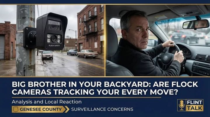 Big Brother Cameras Expand Across Flint Raises Questions About Privacy and Surveillance