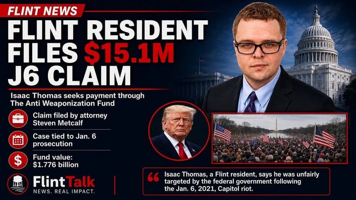 15 Million Claim Filed Through New Federal Fund For J6ers By Flint Resident Isaac Thomas