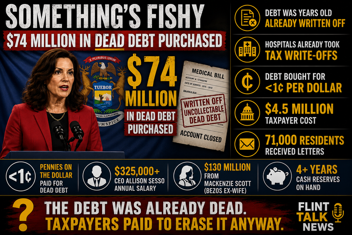 WHITMER TOUTS $74 MILLION IN MEDICAL DEBT RELIEF. CRITICS SAY THE DEBT WAS ALREADY WORTHLESS.