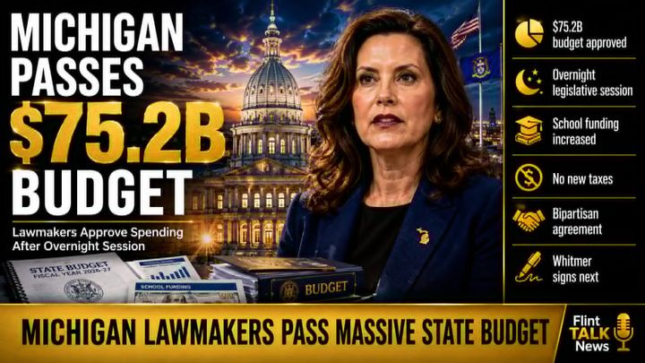 Whitmer Signs $75.2 Billion Michigan Budget After Overnight Capitol Marathon
