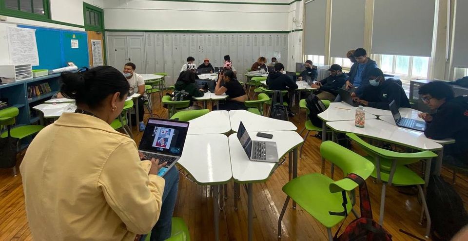 Antimatter visits Comp Sci High (and would love to visit you too!)