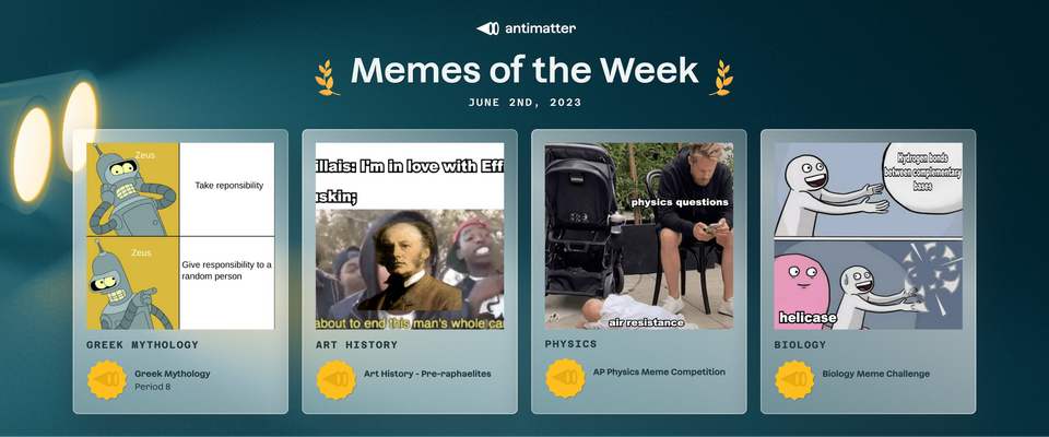 Antimatter Memes of The Week 🎉