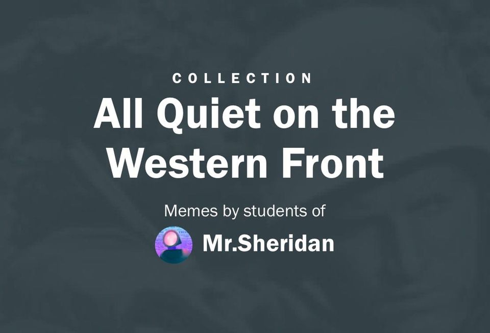 We did it! We memed a novel