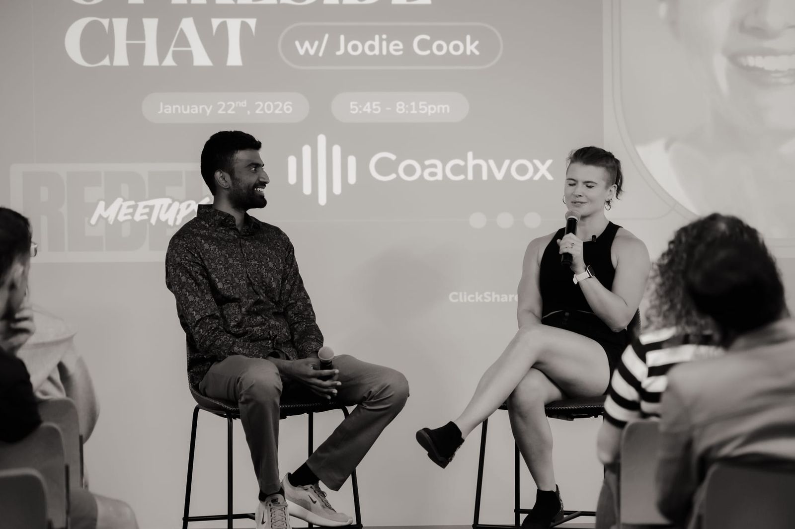 Jodie at fireside chat