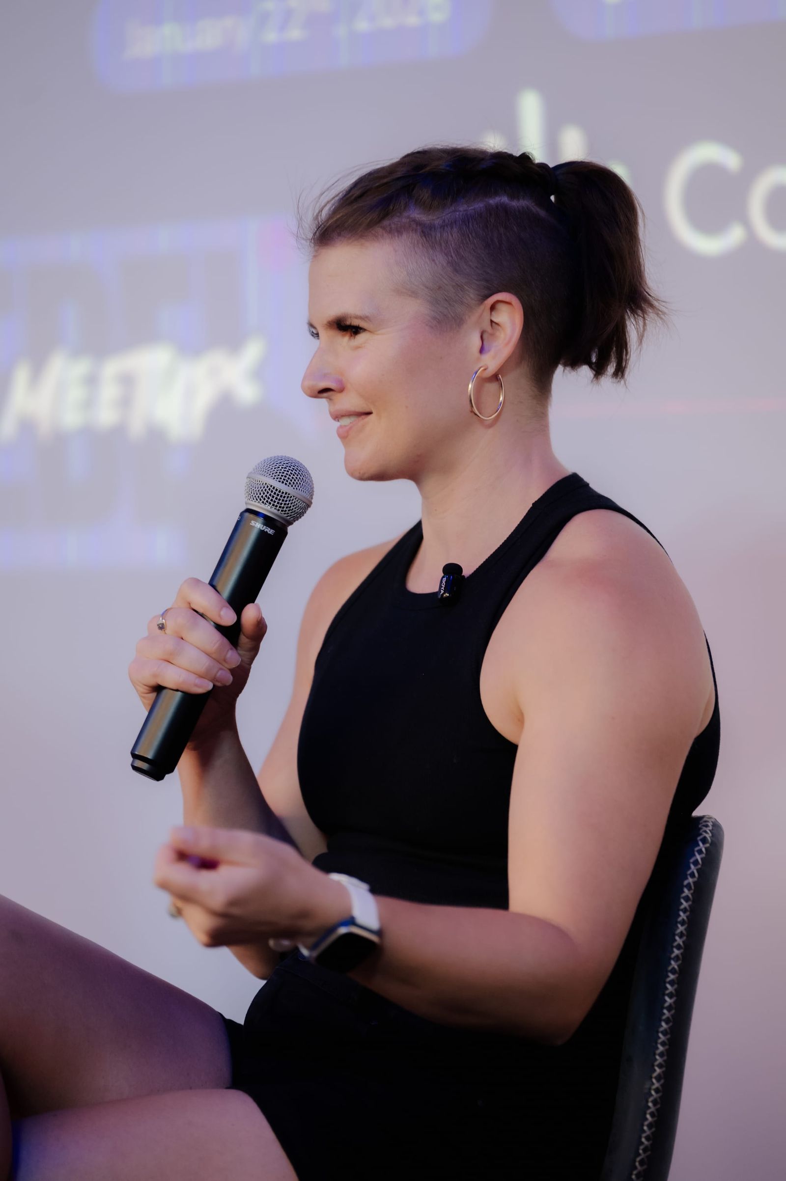 Jodie on panel