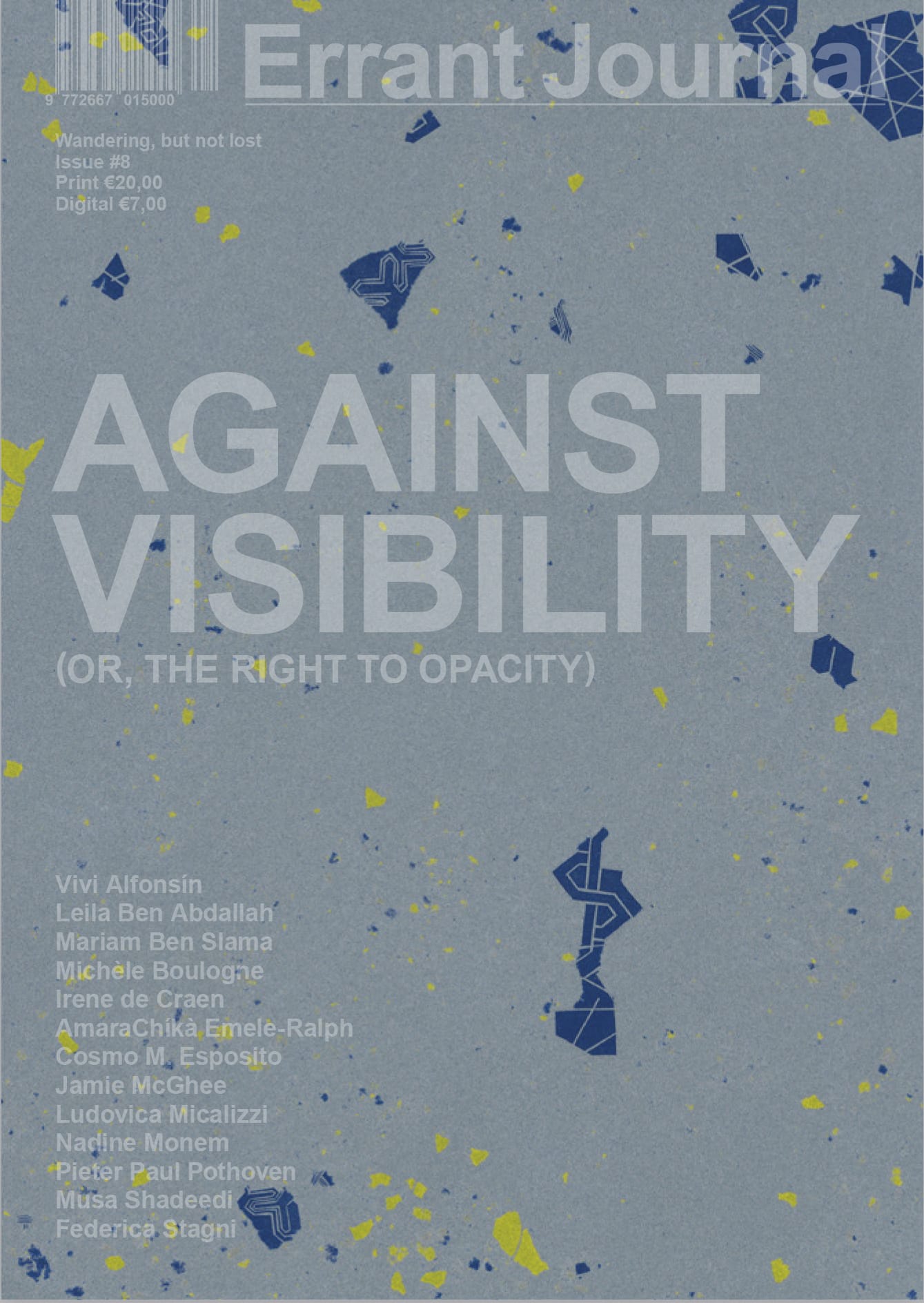Errant Journal issue 8: Against Visibility.