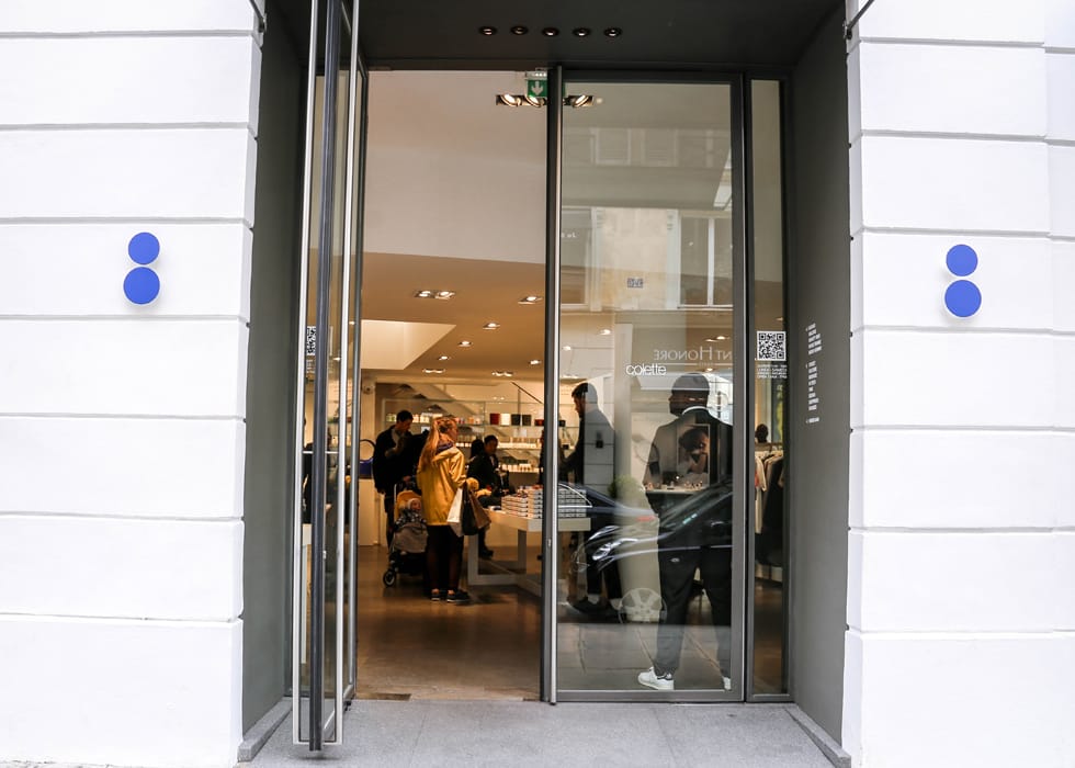 Entrance to Colette, formerly at 213 Rue Saint-Honoré, Paris.