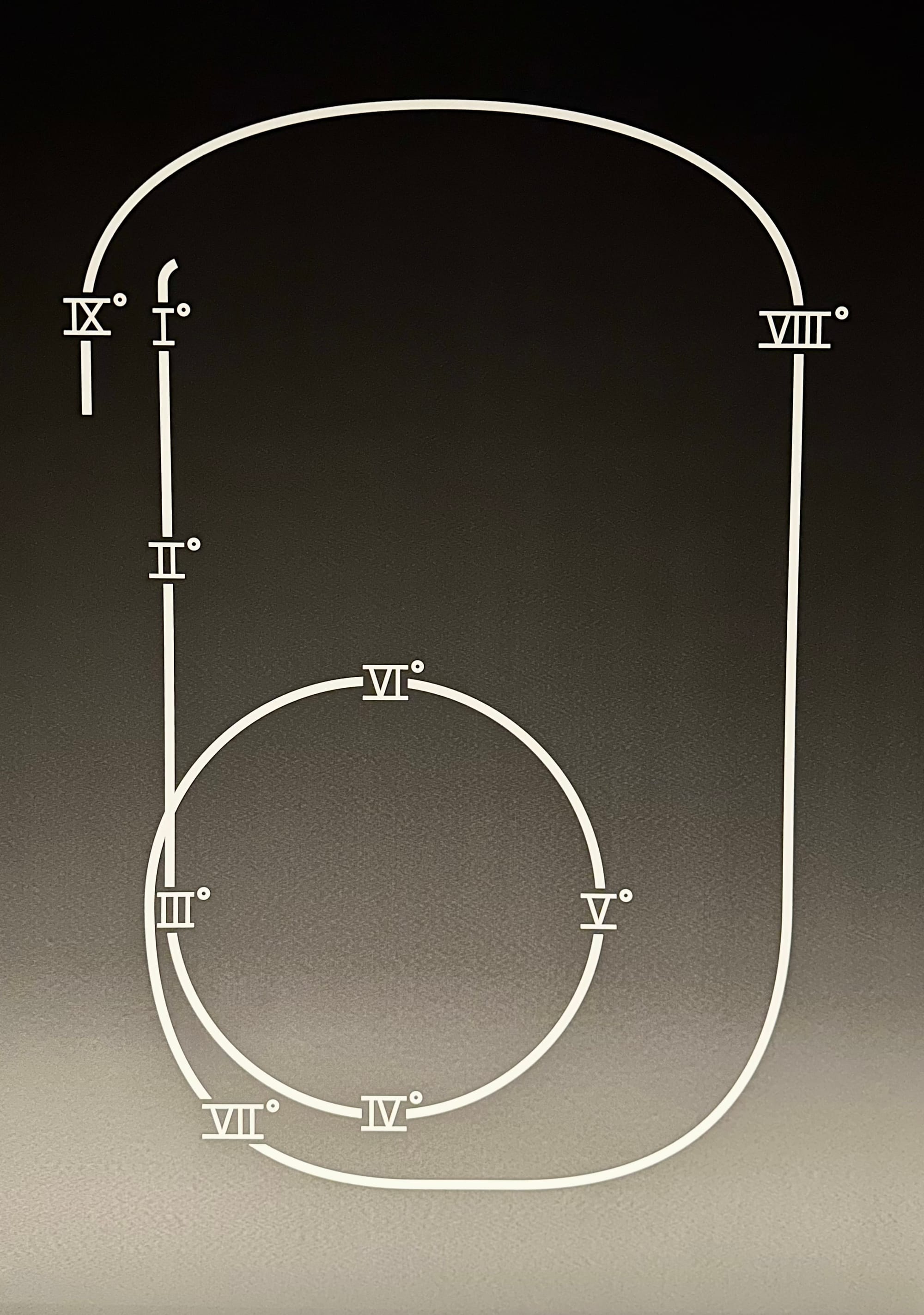 Diagram associated with Mysterion by Jani Christou.