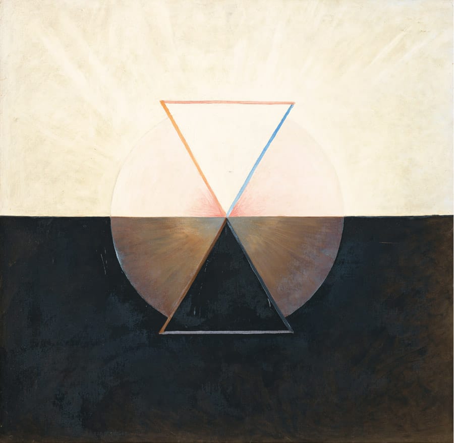 Swan no. 13 by Hilma af Klint, another circular artwork.