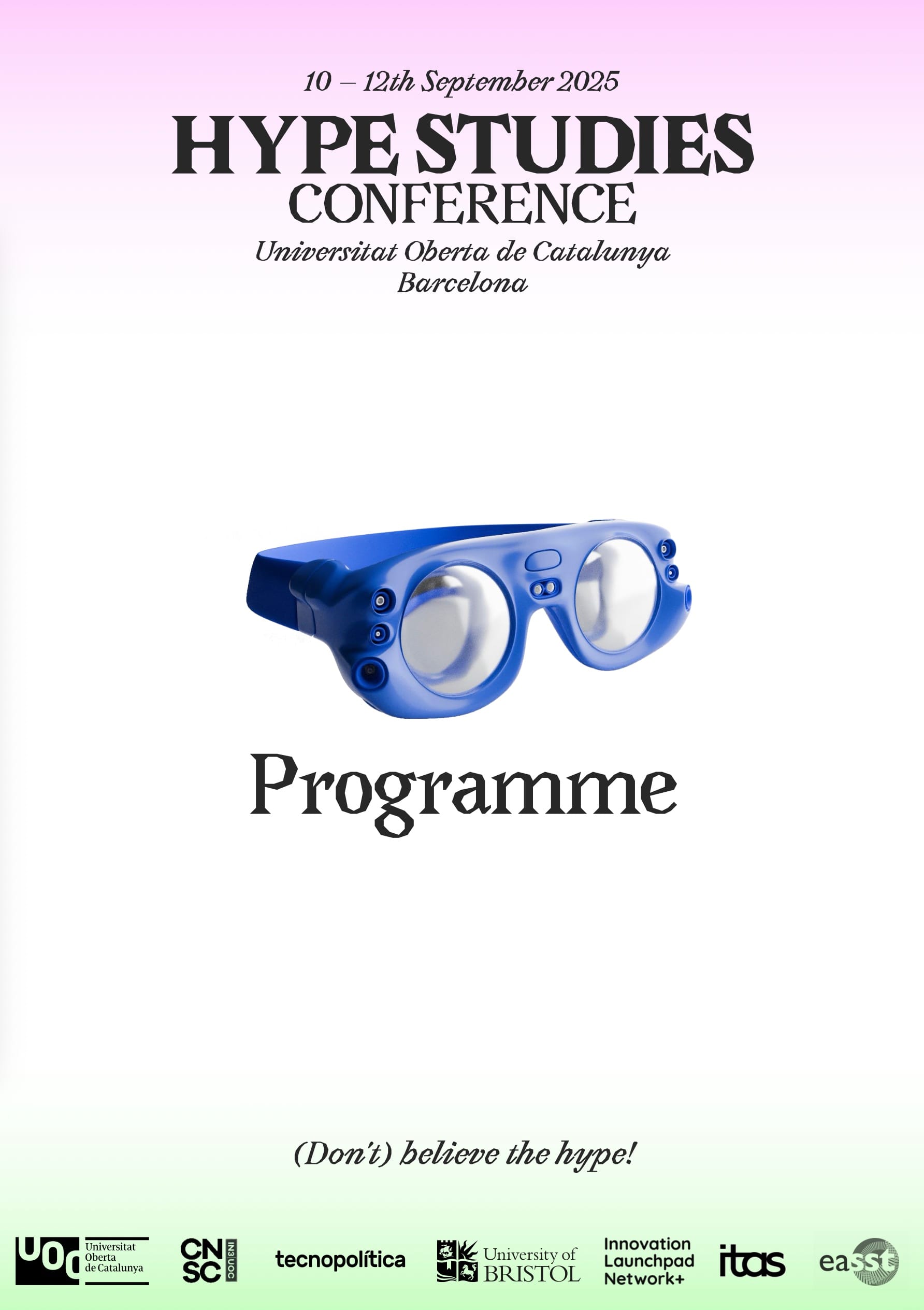 Hype Studies 2025 programme.