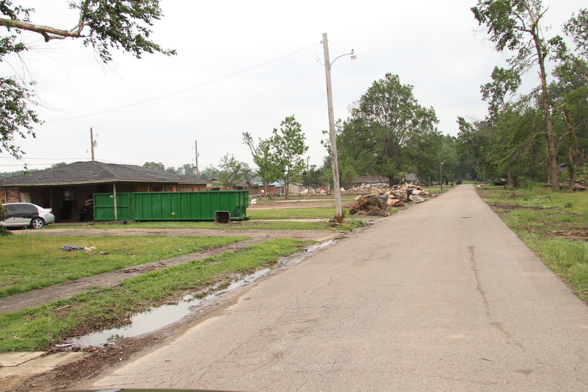 Damage from the 2023 Wynne-Parkin EF-3 Tornado, Wynne, Arkansas. 2023.