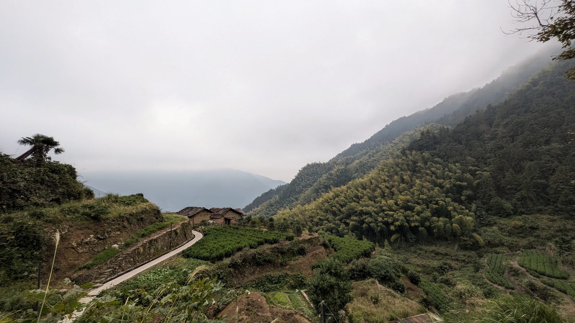 Landscape vantage point, illustrating the distance required for clarity and clear seeing