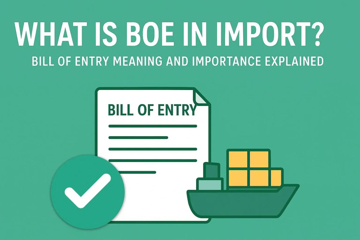 Bill of Entry (BOE) in Import