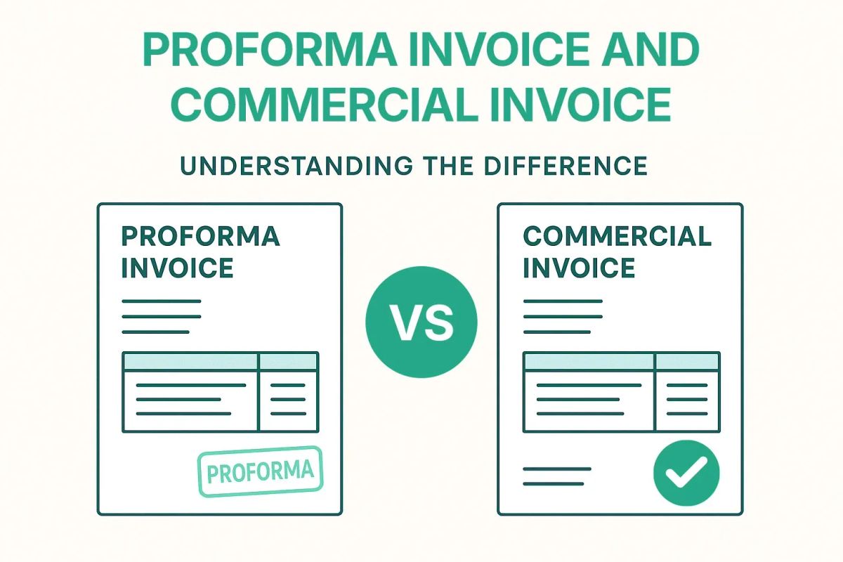 Commercial Invoice vs Proforma Invoice