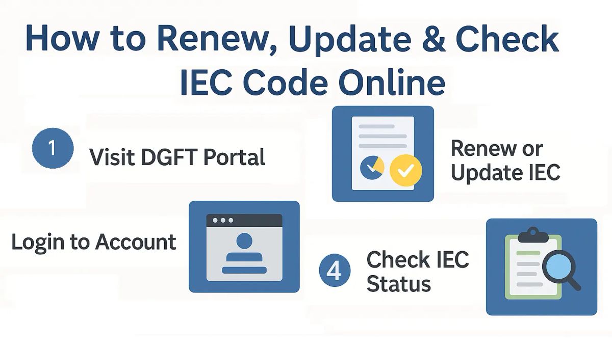 How to Renew, Update, and Check Your IEC Code Status Online on DGFT Portal