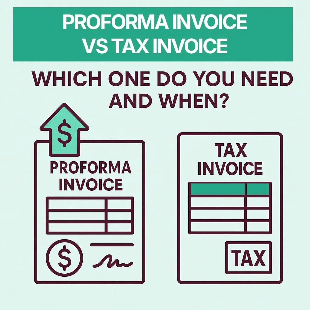 Proforma Invoice vs Tax Invoice