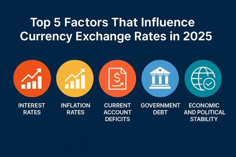 Top 5 Factors That Influence Currency Exchange Rates in 2025