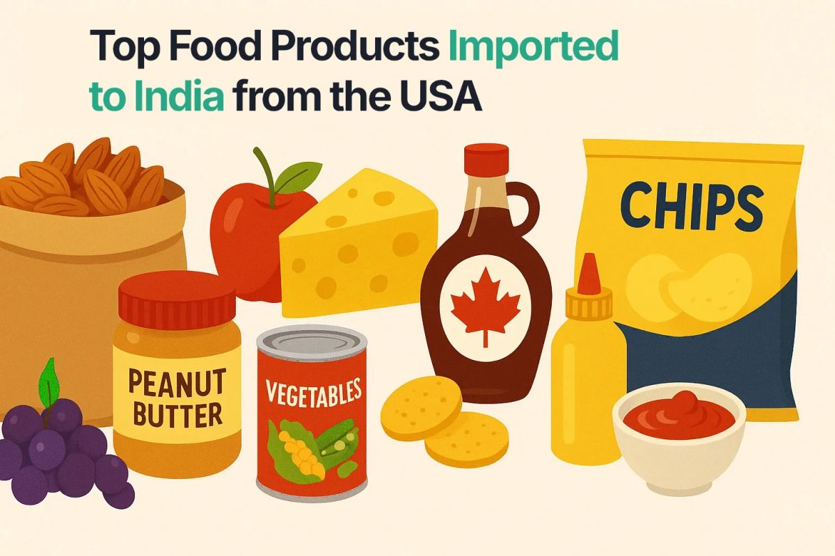 Top Food Products Imported in India from the USA