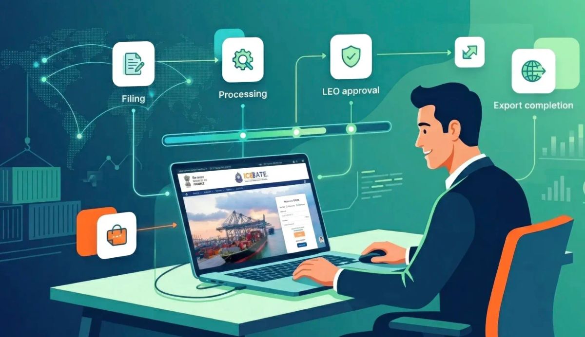 如何查询报关单（Shipping Bill）状态？2026年在 ICEGATE 上查询状态的分步指南