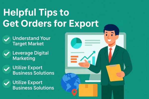 Helpful Tips to Get Orders for Export