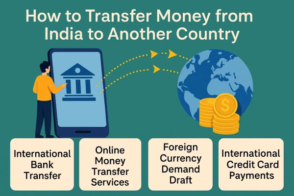 How can I transfer money from India to another country