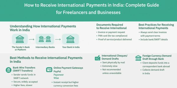 How to Receive International Payments in India