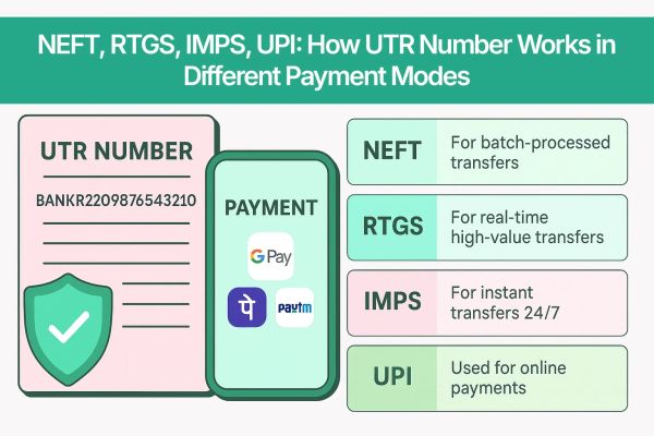 NEFT, RTGS, IMPS, UPI: How UTR Number Works in Different Payment Modes