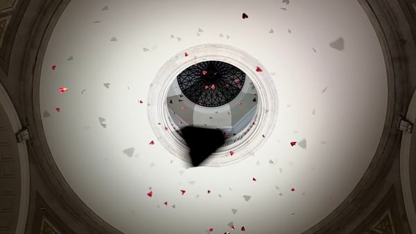 MSCHF's "20,000 Variations On a Paper Plane in Flight"