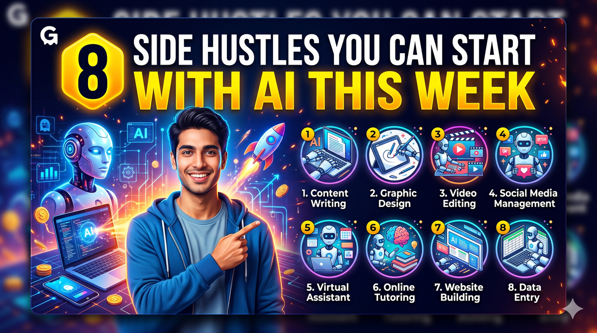 8 Side Hustles You Can Start With AI This Week