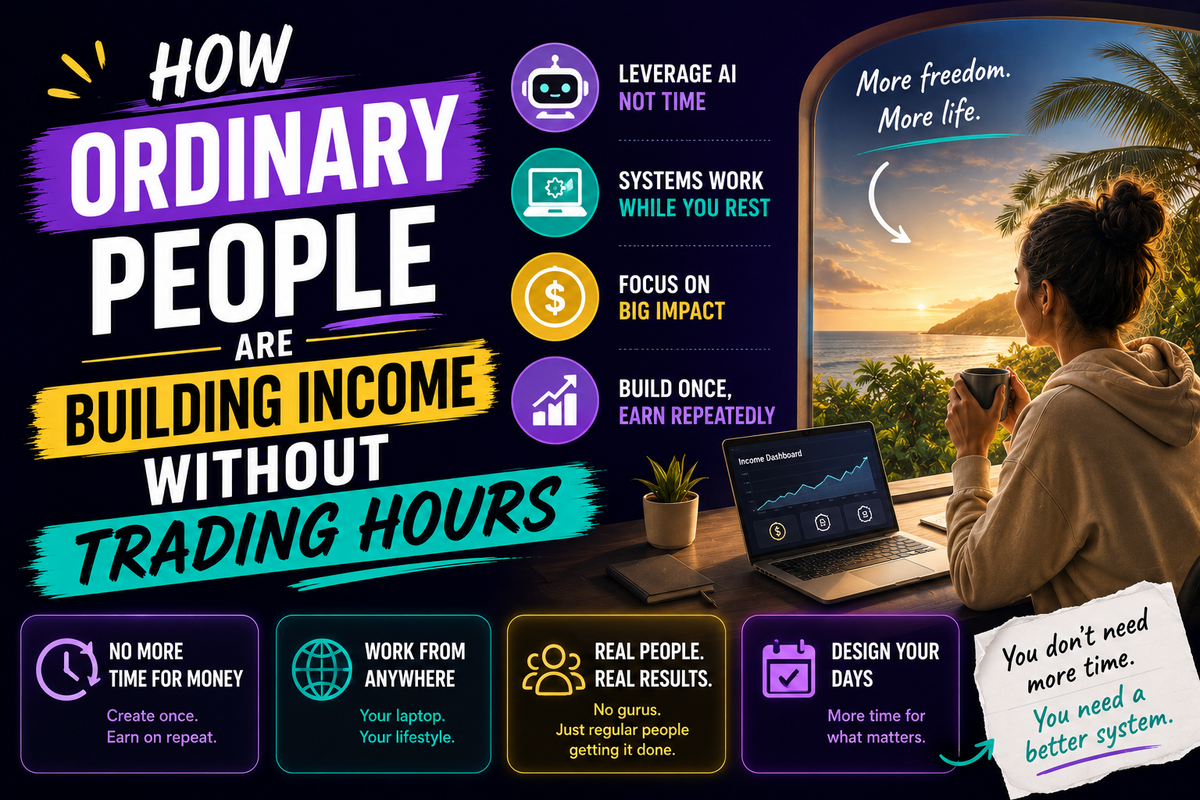 How ordinary people are building income without trading hours