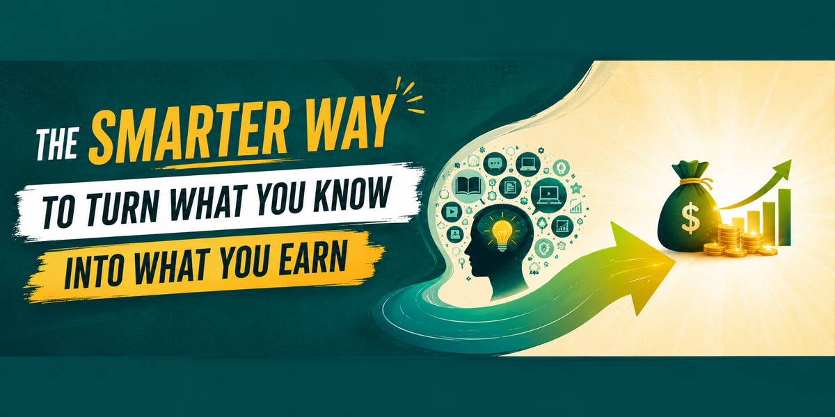 The Smarter Way to Turn What You Know Into What You Earn