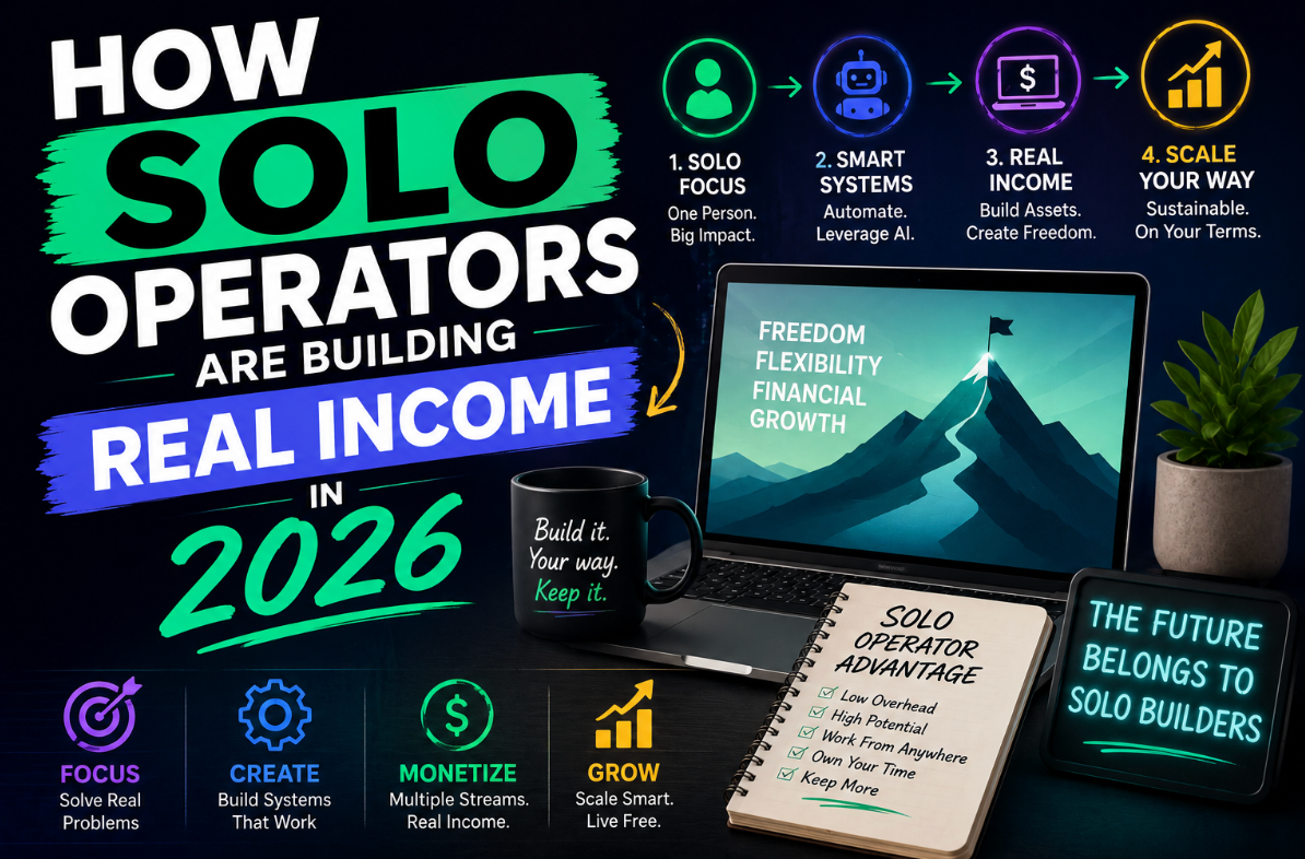 How Solo Operators Are Building Real Income in 2026
