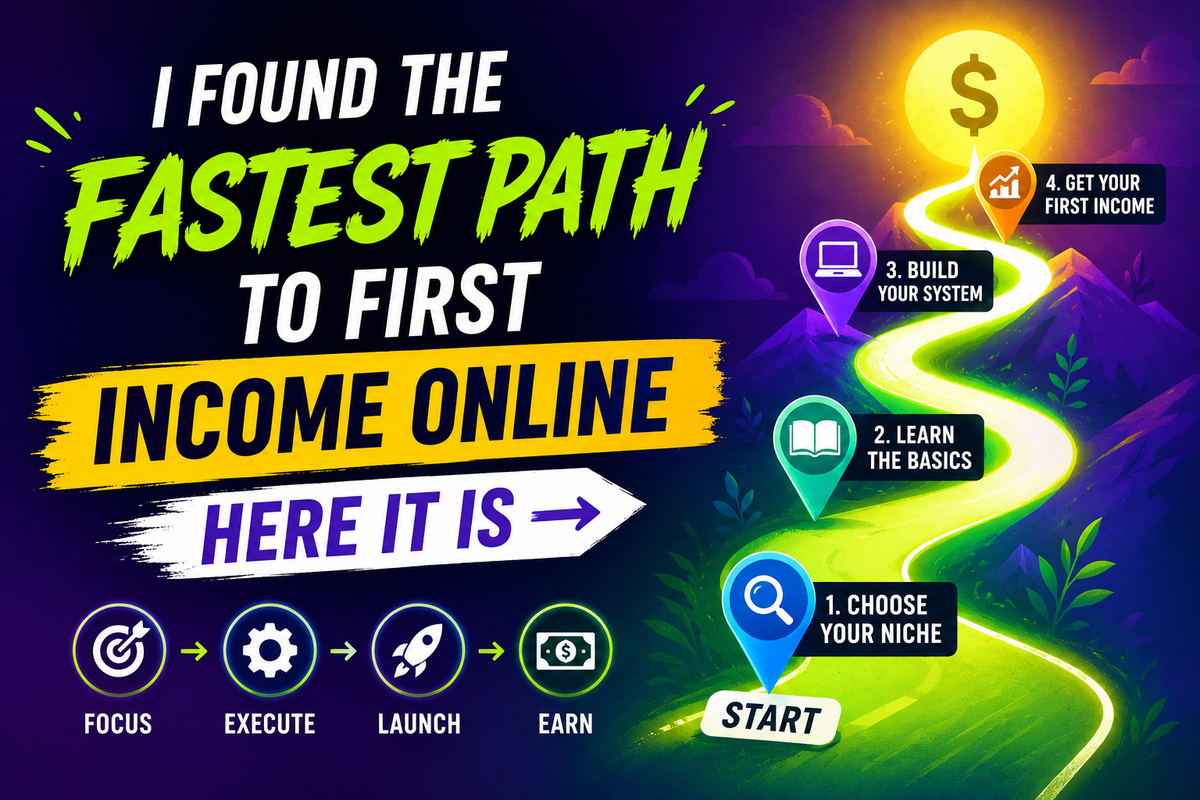 I Found the Fastest Path to First Income Online — Here It Is